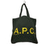 アーペーセー A.P.C. ゴールドプリント ウールトートバッグ レディース