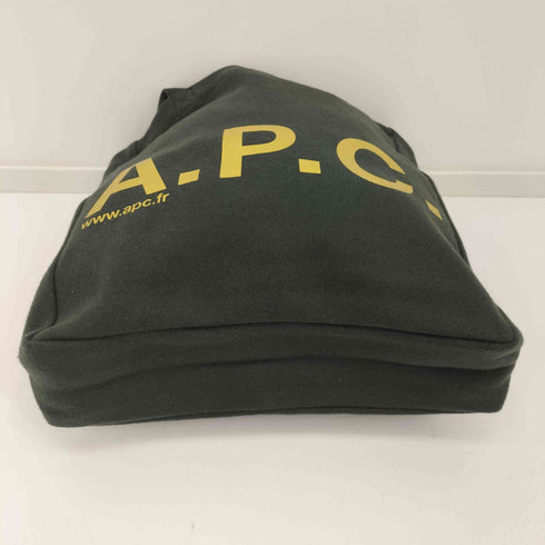 アーペーセー A.P.C. ゴールドプリント ウールトートバッグ レディース