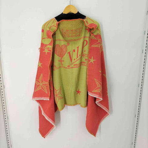 survival of the fashionest 総柄デザインポンチョ メンズ