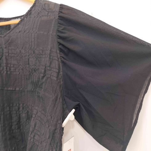 ステラシフォン STELLA CIFFON ワイドスリーブ シアーブラウス レディース JPN:36
