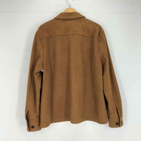 エイチアンドエム H&M フェイクスウェードシャツジャケット メンズ L