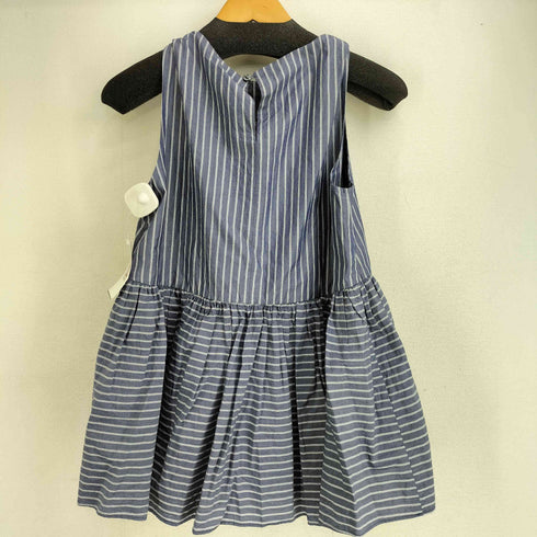ツルバイマリコオイカワ Tsuru by Mariko Oikawa Noelle ショルダーリボン ストライプノースリーブ ペプラムブラウス レディース FREE