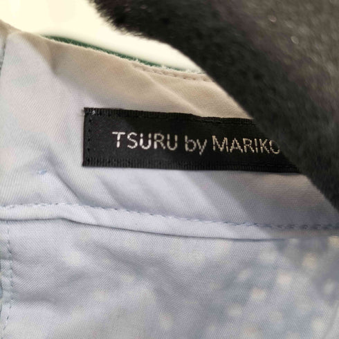ツルバイマリコオイカワ Tsuru by Mariko Oikawa Fauna ノースリーブ ティアード レースワンピース レディース