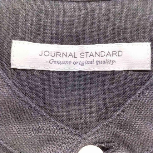 ジャーナルスタンダード JOURNAL STANDARD スーパーリネンBAND リネン バンドカラーシャツ メンズ JPN:S