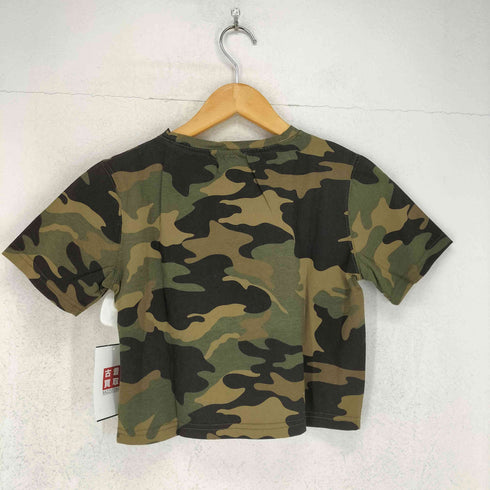 ナインティナインティ 9090 Ameba Logo Camo Cropped Tee レディース S