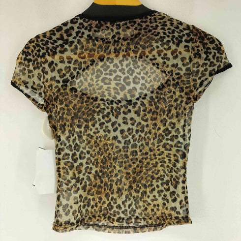 PUBLIK レオパード柄シアートップス レディース JPN:S