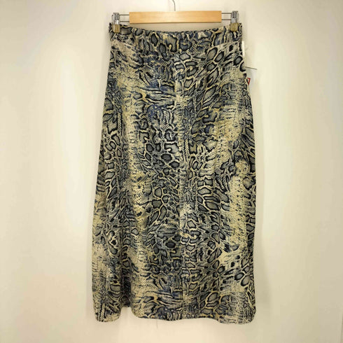 ザラ ZARA PYTHON MERMAID SKIRT パイソン 柄 マーメイド スカート レディース M