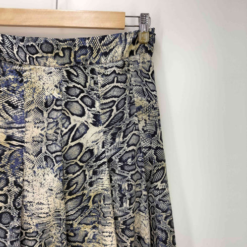 ザラ ZARA PYTHON MERMAID SKIRT パイソン 柄 マーメイド スカート レディース M