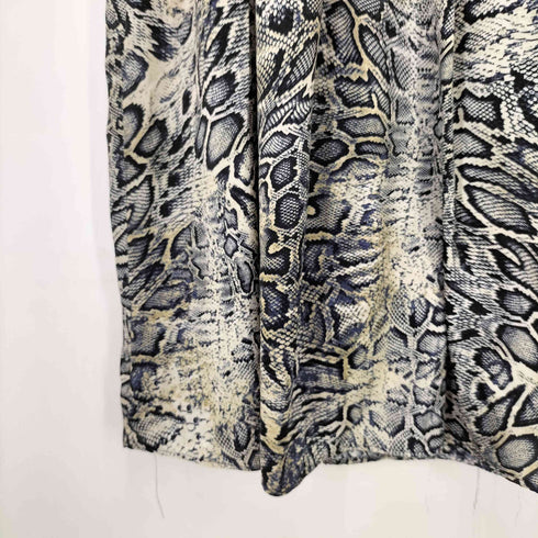 ザラ ZARA PYTHON MERMAID SKIRT パイソン 柄 マーメイド スカート レディース M