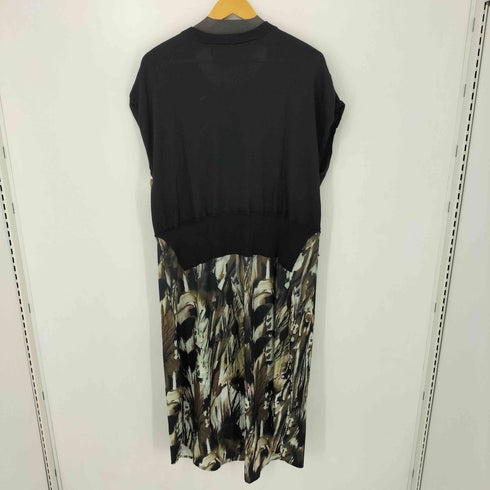 オズモーシス OSMOSIS eaaf LE TRICOT 切替ニットワンピース レディース ONE SIZE