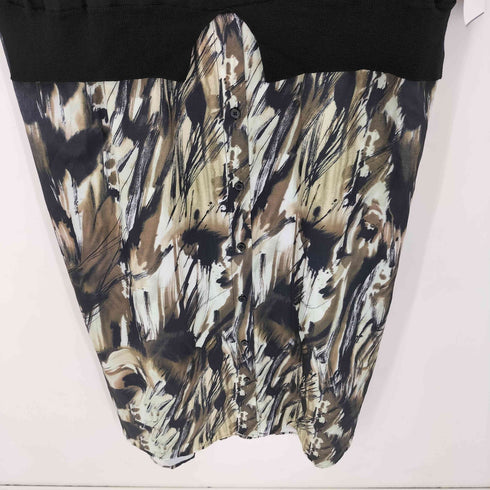 オズモーシス OSMOSIS eaaf LE TRICOT 切替ニットワンピース レディース ONE SIZE