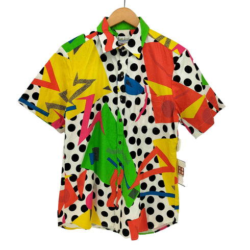 サーフラインハワイ SURF LINE HAWAII ドット マルチカラー 半袖シャツ メンズ import:S