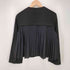ザラ ZARA BACK TUCK JACKET バックタック ノーカラー ジャケット レディース import:M