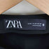 ザラ ZARA BACK TUCK JACKET バックタック ノーカラー ジャケット レディース import:M