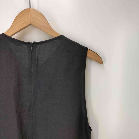 ザラ ZARA LINEN SLEEVELESS DRESS リネン ノースリーブ ワンピース レディース import:M