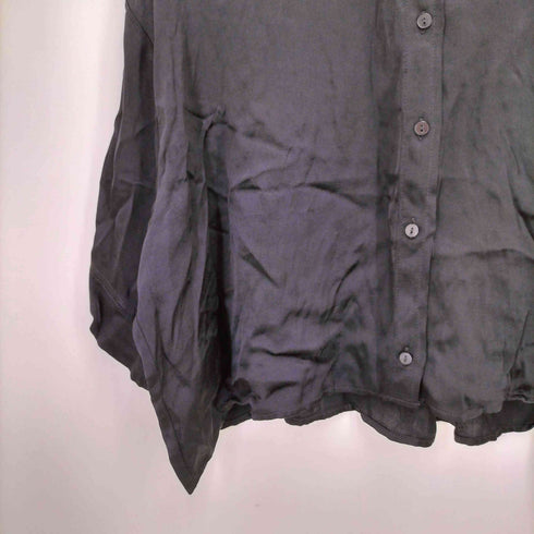 ザラ ZARA CROPPED S/S SHIRT クロップド S/S シャツ レディース import:L