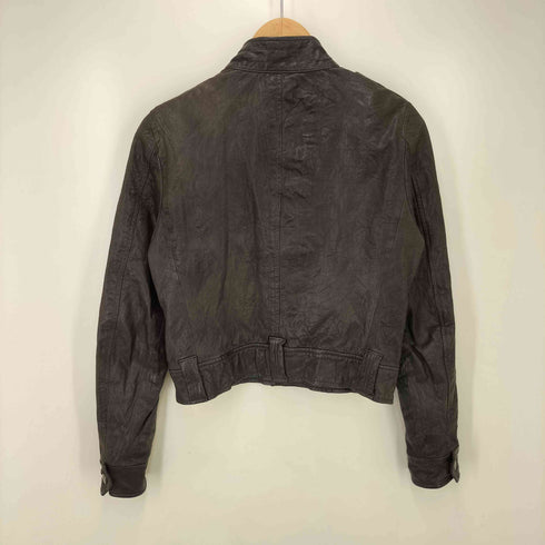 エディション Edition クロップド シープレザー ジャケット Y2K レディース JPN:38