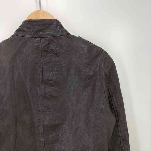 エディション Edition クロップド シープレザー ジャケット Y2K レディース JPN:38