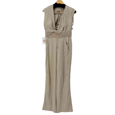ザラ ZARA セットアップ リネン混ノースリーブトップス スラックス レディース S
