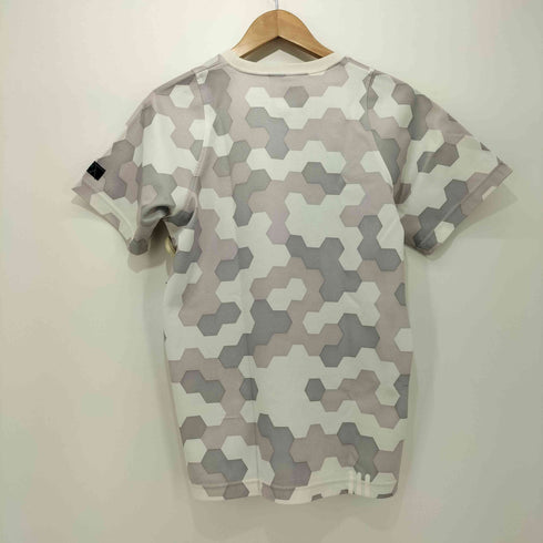 アディダス adidas 00s パフォーマンスロゴ 幾何学模様S/S Tシャツ メンズ M