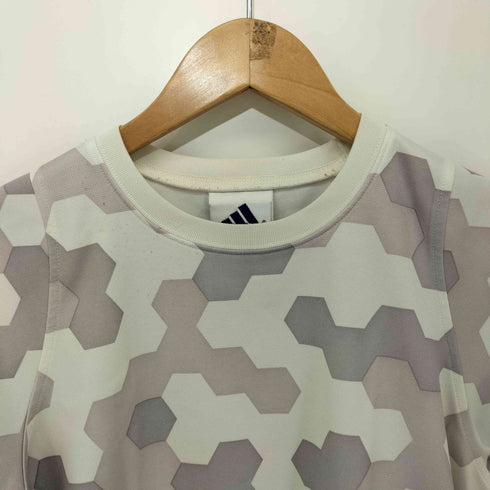 アディダス adidas 00s パフォーマンスロゴ 幾何学模様S/S Tシャツ メンズ M
