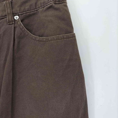 モノマート MONO-MART ルーズストレートタックカラーワイドデニムパンツ メンズ JPN:M