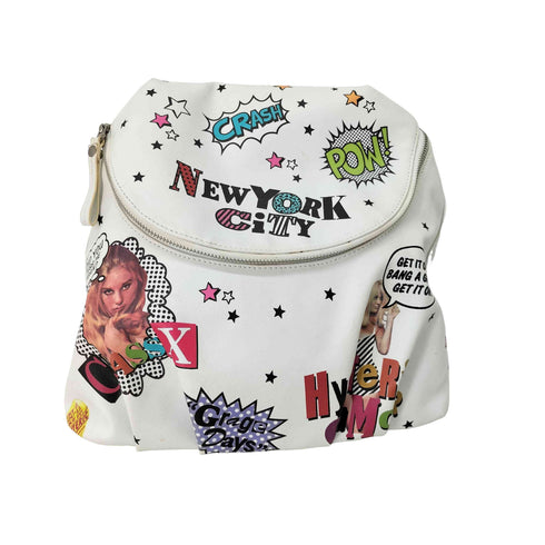 ヒステリックグラマー HYSTERIC GLAMOUR STICKER柄 2WAY バックパック レディース