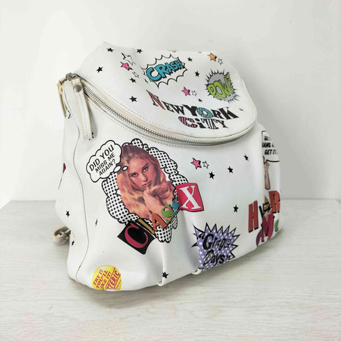 ヒステリックグラマー HYSTERIC GLAMOUR STICKER柄 2WAY バックパック レディース