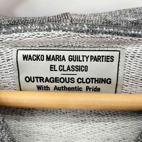 ワコマリア WACKO MARIA FUCK THIS LIFE 霜降り ジップパーカー メンズ