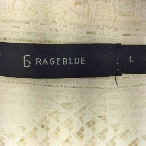 レイジブルー RAGEBLUE カットワークシャツ メンズ