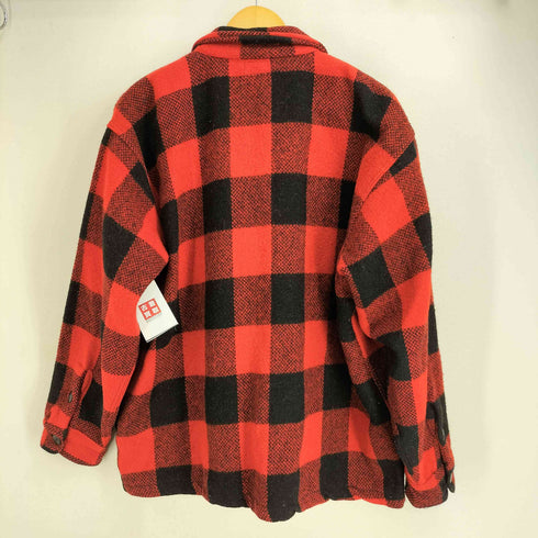 King Kole 50S-60S 棒TALON-ZIP バッファローチェック ネル シャツ ジャケット メンズ