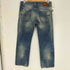 ディーゼル DIESEL LARKEE WASH 008F5 Blue Eyecons 2010/2 Edition 革パッチ 5ポケット ボタンフライ ローライズ ストレート デニム パンツ メンズ W30 L32