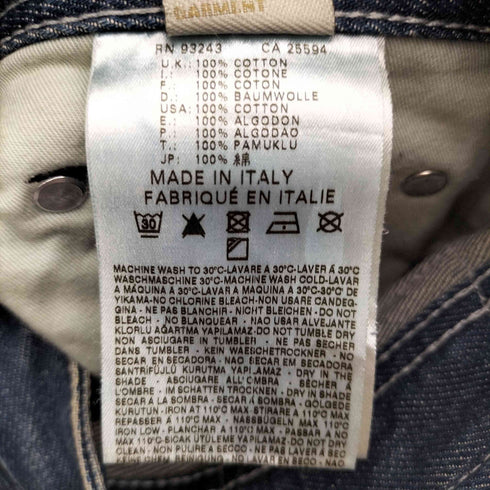 ディーゼル DIESEL LARKEE WASH 008F5 Blue Eyecons 2010/2 Edition 革パッチ 5ポケット ボタンフライ ローライズ ストレート デニム パンツ メンズ W30 L32