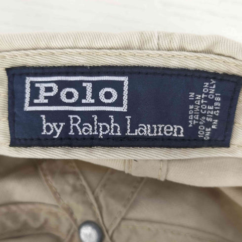 ポロバイラルフローレン Polo by RALPH LAUREN ポニー刺繍 アジャスター 6パネルキャップ メンズ