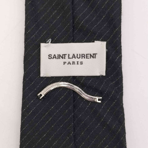 サンローランパリ SAINT LAURENT PARIS レジメンタルストライプ ネクタイ ナロータイ メンズ