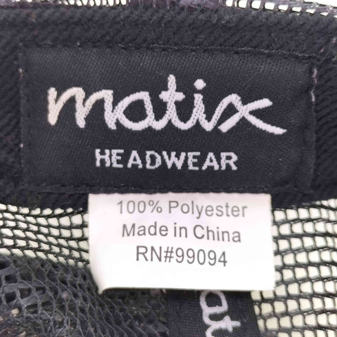 MATIX メッシュトラッカーキャップ メンズ