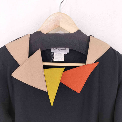 ヨウジヤマモト Yohji Yamamoto 丸文字タグ パッチ ウールニット レディース JPN:M