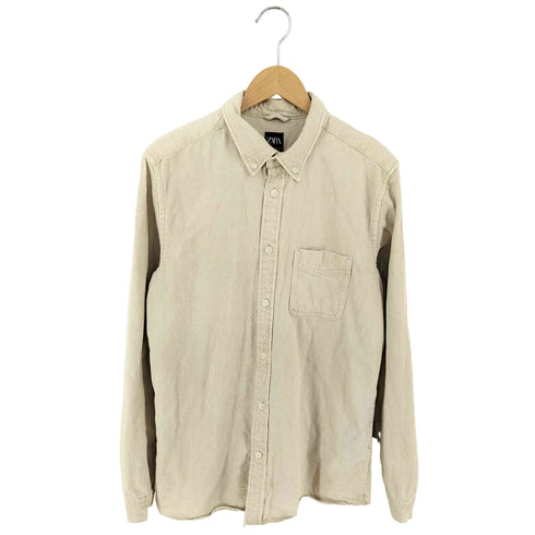 ザラ ZARA コットンシャツ メンズ import:M