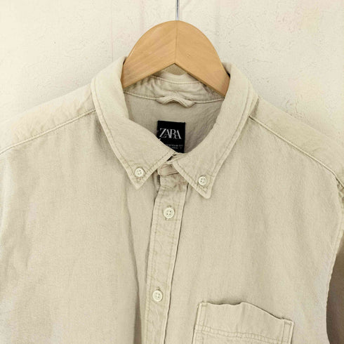ザラ ZARA コットンシャツ メンズ import:M