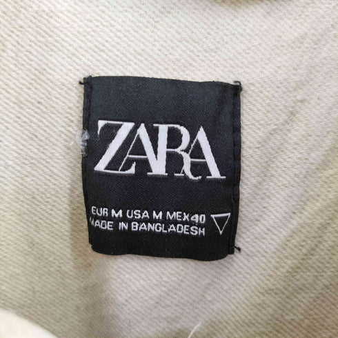 ザラ ZARA コットンシャツ メンズ import:M