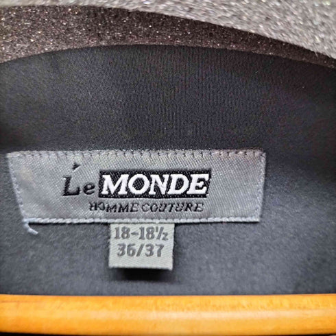 LE'MONDE L/S 比翼デザインバンドカラーシャツ メンズ 18-18 1/2