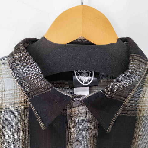 LA.SYNDICATE L/S オンブレチェックシャツ メンズ 3XL