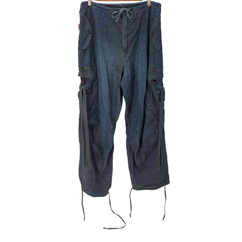 C-JEANS イージーデニムカーゴパンツ メンズ JPN:L
