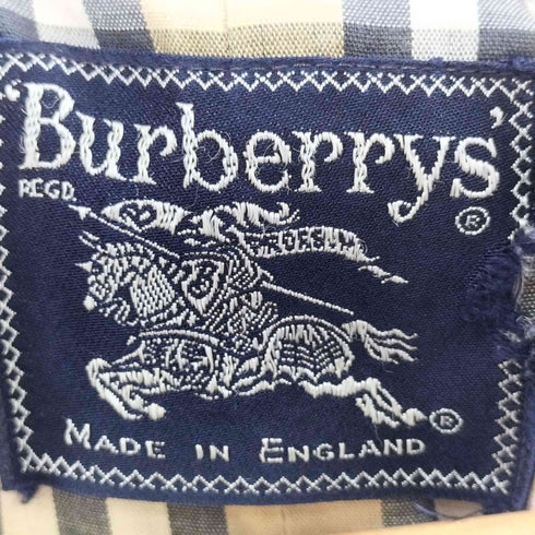バーバリーズ BURBERRYS 70~80s イングランド製 小文字タグ 1枚袖 ステンカラーコート レディース