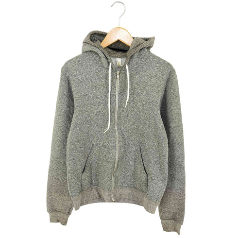 アメリカンアパレル AMERICAN APPAREL 霜降り ジップアップパーカー メンズ import:S