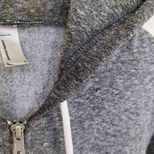 アメリカンアパレル AMERICAN APPAREL 霜降り ジップアップパーカー メンズ import:S