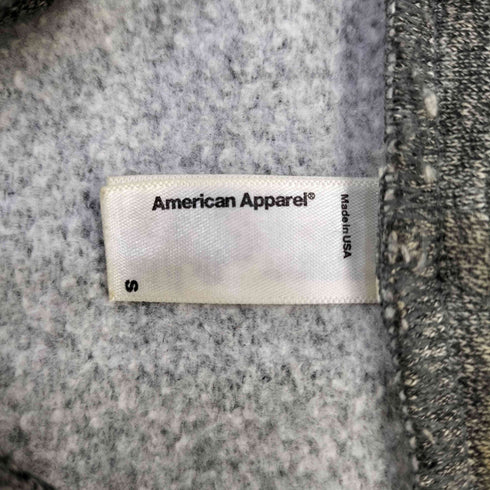アメリカンアパレル AMERICAN APPAREL 霜降り ジップアップパーカー メンズ import:S