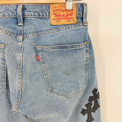 リーバイス Levis ADVANCE クロスパッチ 505 カスタムストレートパンツ メンズ W30