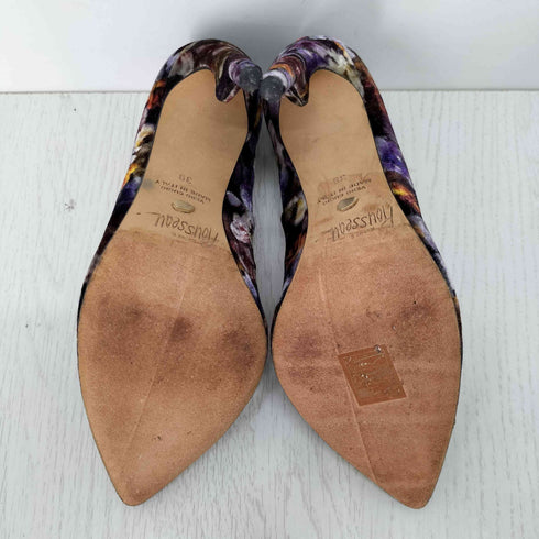 Jerome C. Rousseau スパンコール フラワープリント ヒールパンプス レディース EUR:39