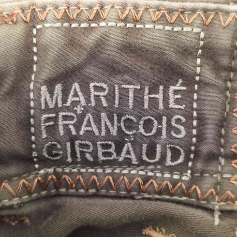 マリテフランソワジルボー MARITHE FRANCOIS GIRBAUD コーデュロイ切替デザイン スリムパンツ レディース W71 L86